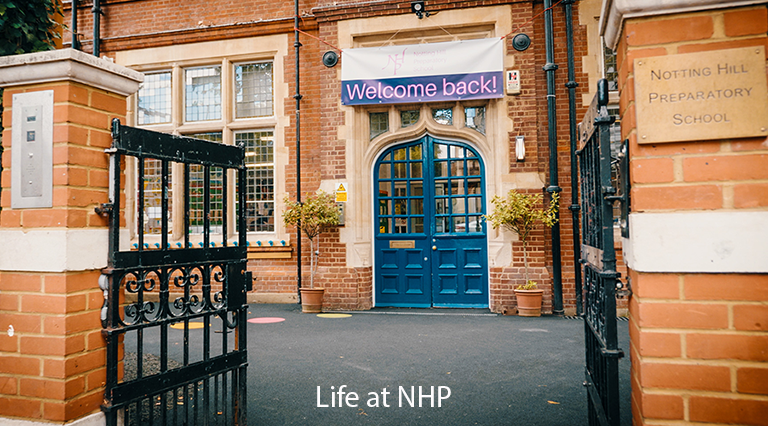 Life at NHP - Picture of the school's front door